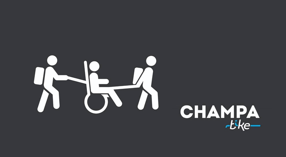 Champa Bike, la silla de ruedas adaptada para trekking