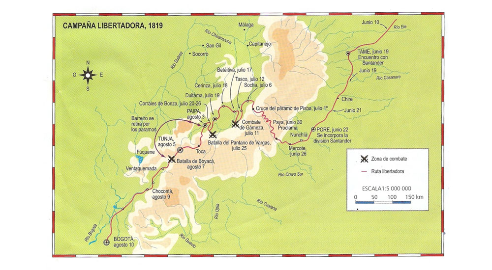 Ruta Libertadora 2019, conmemoración del bicentenario